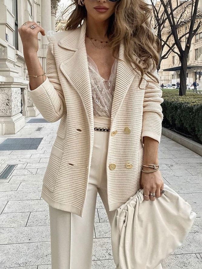 Belle Mode Blazer Strickjacke - Modisch & warm