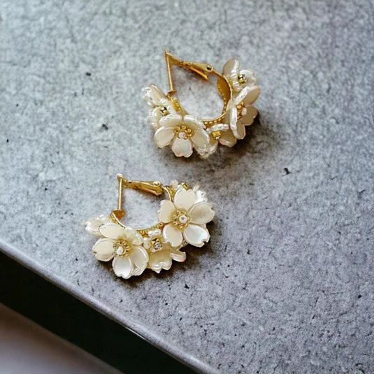 Micara - Blossom Hoops - Ohrringe