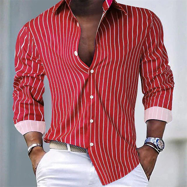 Stylisches Langarmhemd für Männer