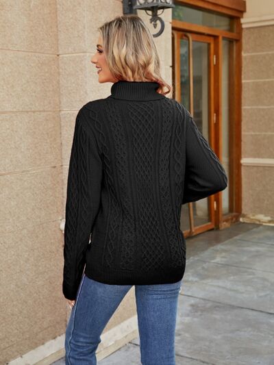 Klassischer Rollkragenpullover für Damen