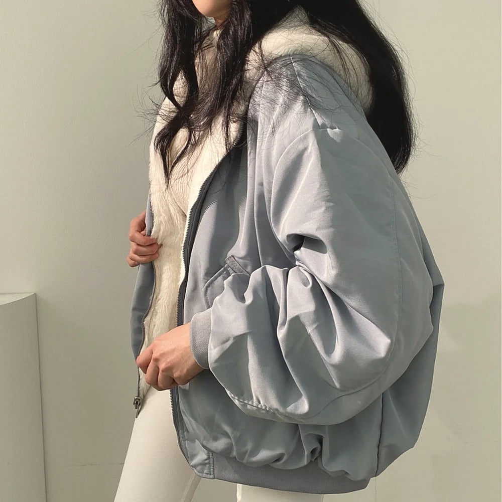 Wendbare Jacke für Frauen - Berry