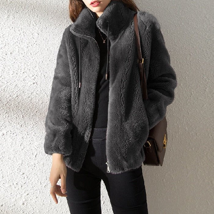 Emily - Stilvolle Gesteppte Fleecejacke für Damen im Herbst