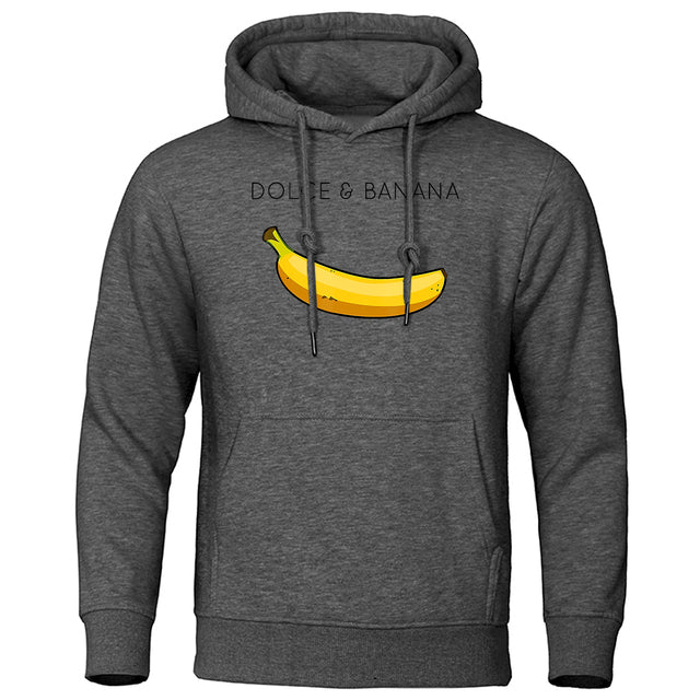 Dan - Stilvoller Dolce Banana Streetwear Herbst-Hoodie für Herren