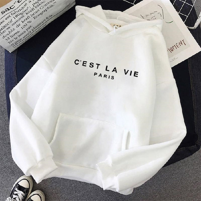 Everly - Lässiger und Bequemer Herbst-Hoodie mit Letterprint für Damen