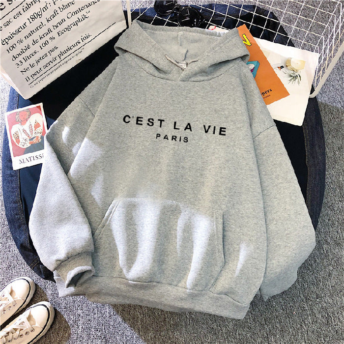 Everly - Lässiger und Bequemer Herbst-Hoodie mit Letterprint für Damen