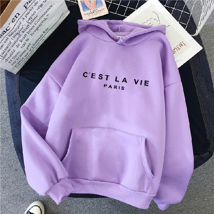 Everly - Lässiger und Bequemer Herbst-Hoodie mit Letterprint für Damen