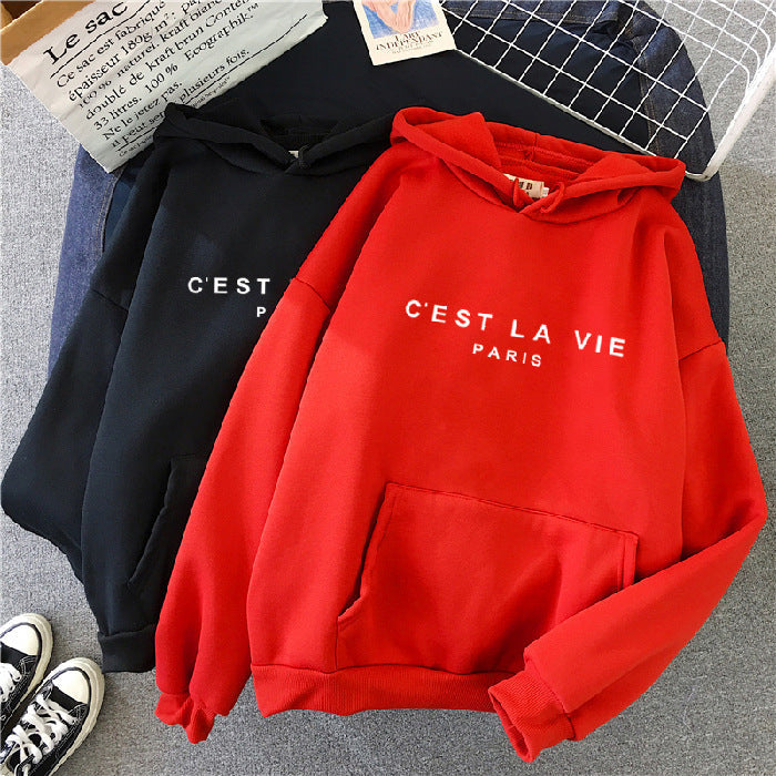 Everly - Lässiger und Bequemer Herbst-Hoodie mit Letterprint für Damen