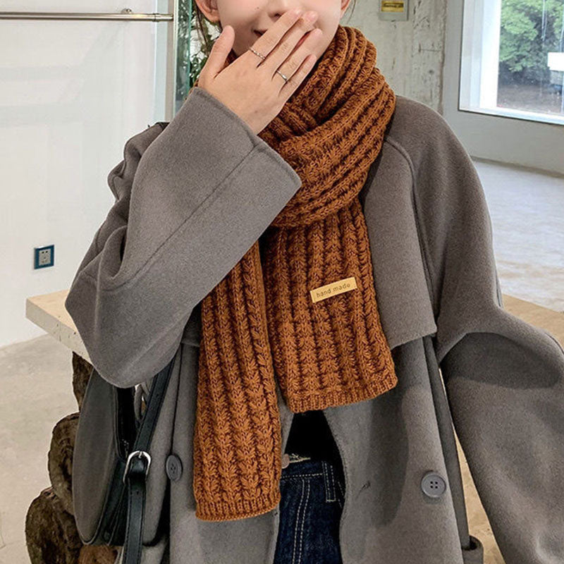Maaria - Damen dicker gestrickter Wollschal