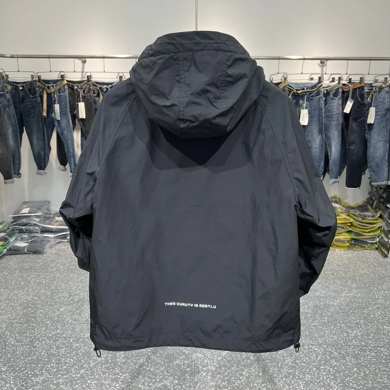 Kenny - herren kapuzenjacke mit halbem reißverschluss