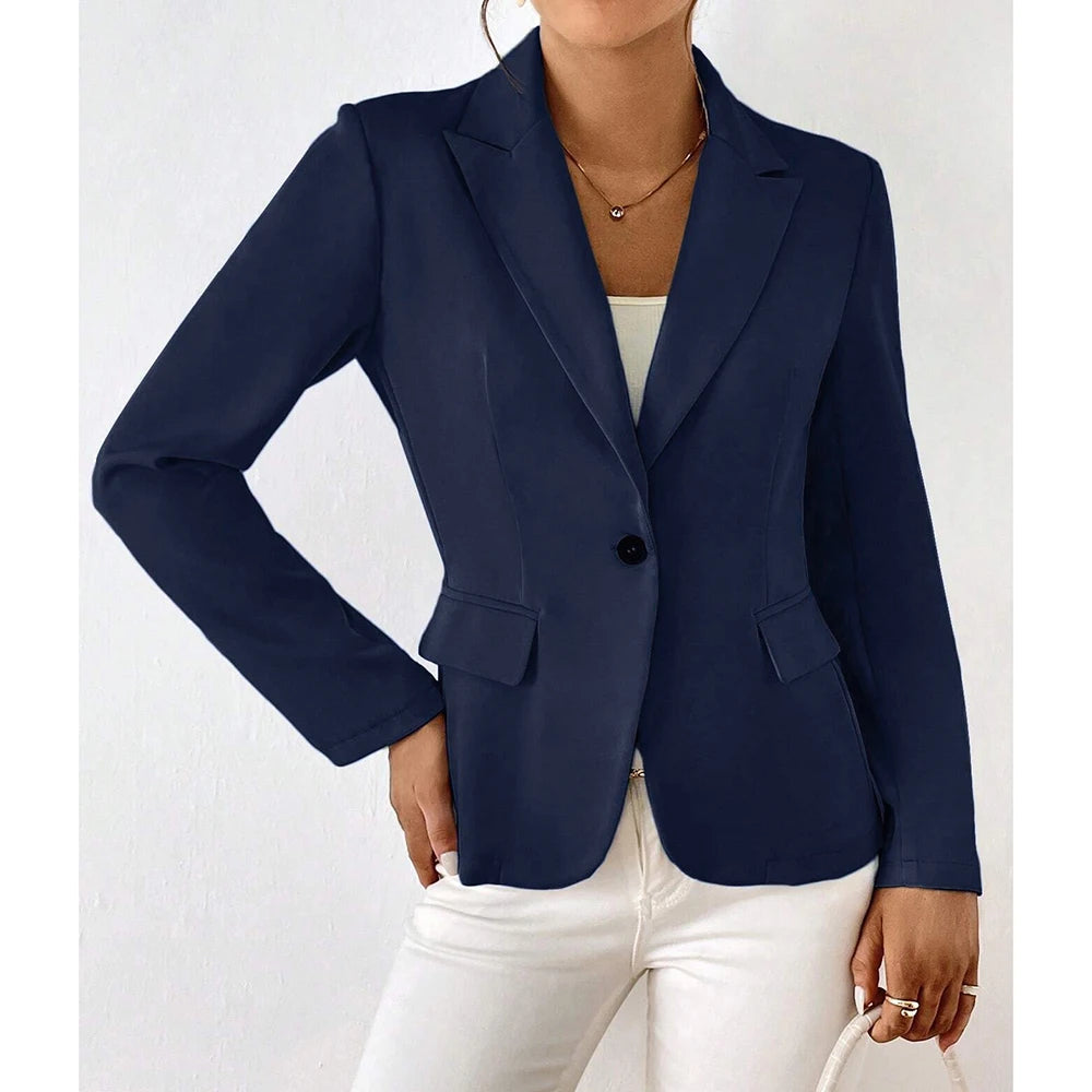 Anspruchsvoller Blazer mit Knopf für Frauen