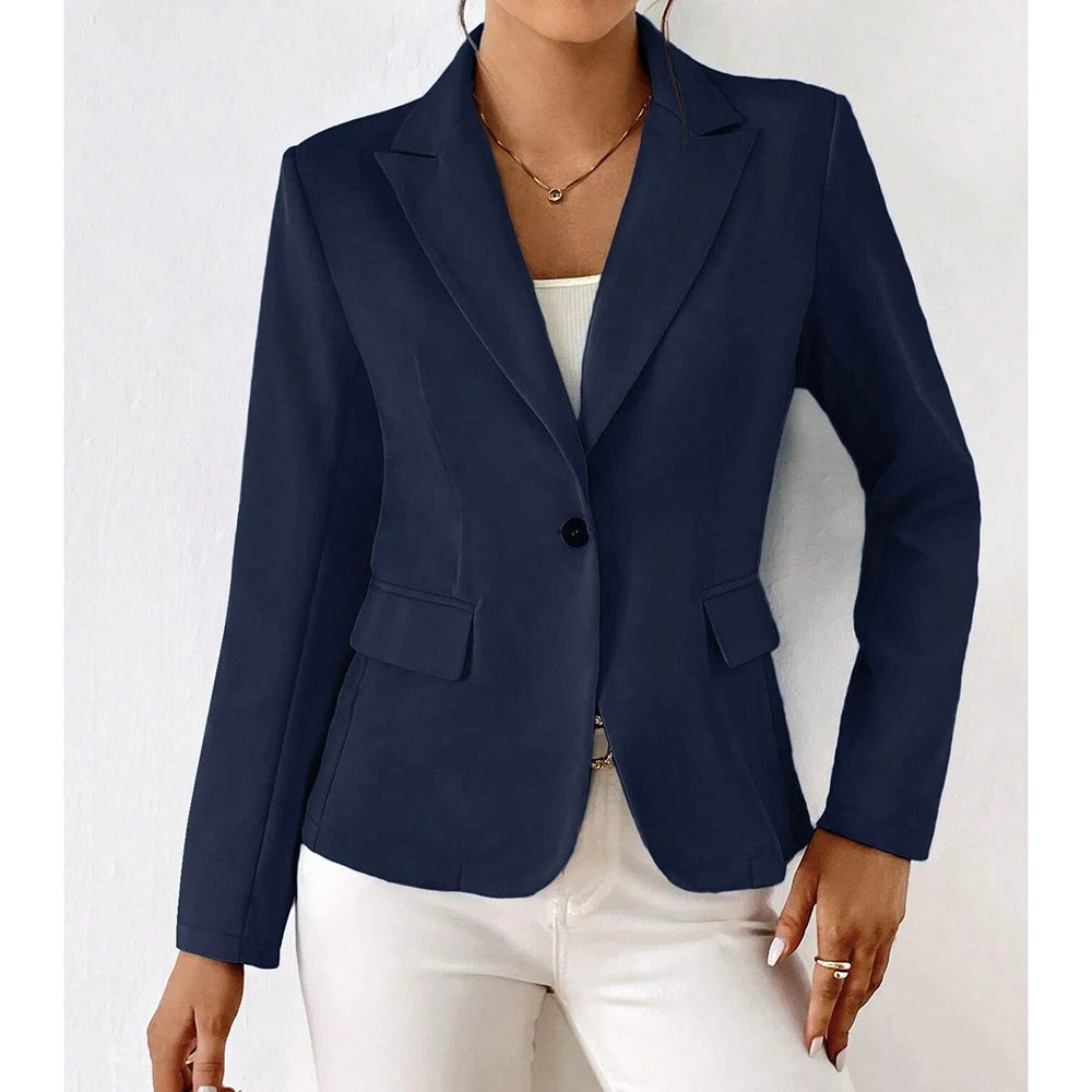 Anspruchsvoller Blazer mit Knopf für Frauen