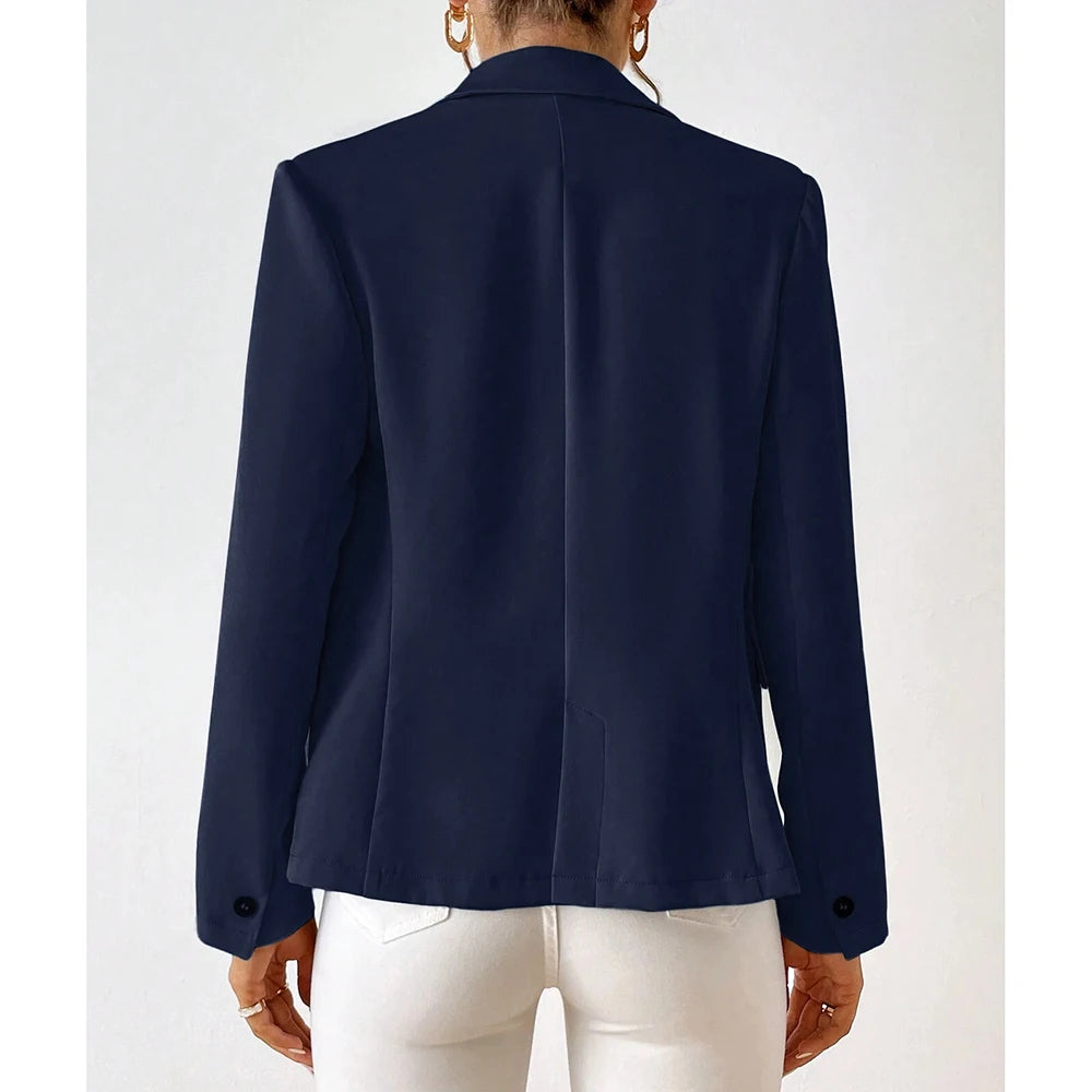 Anspruchsvoller Blazer mit Knopf für Frauen
