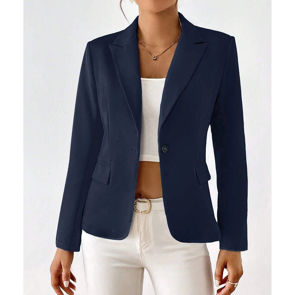 Anspruchsvoller Blazer mit Knopf für Frauen