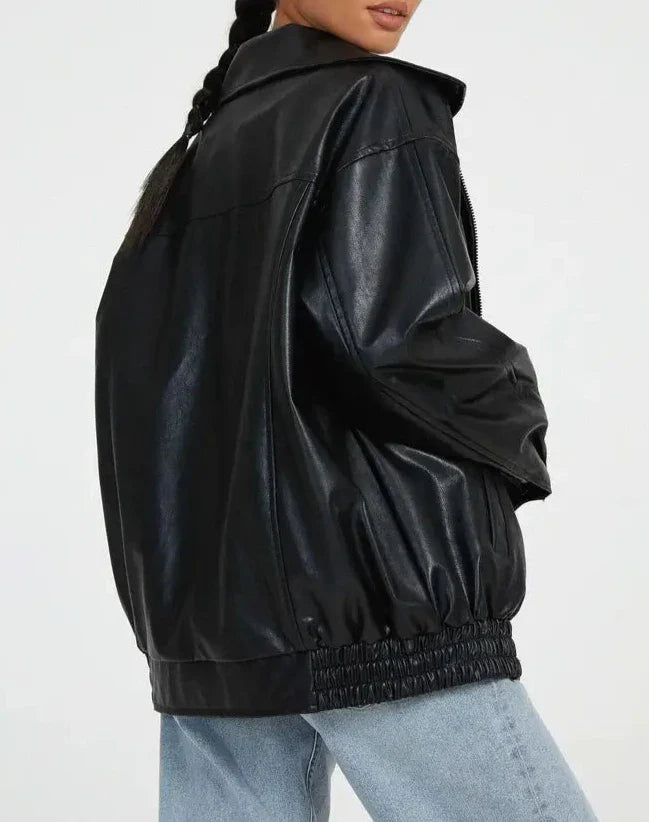 Adeylin | Elegante Damen-Lederjacke