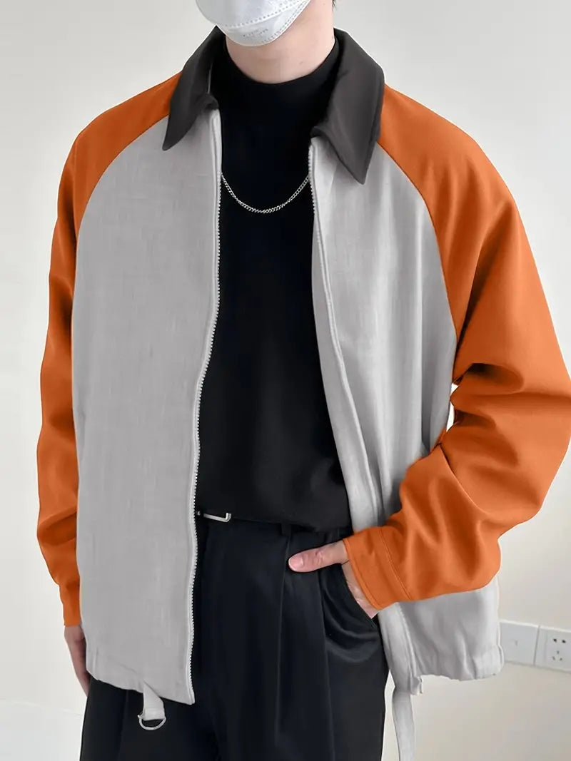 Jason – lässige colorblock-jacke für herren