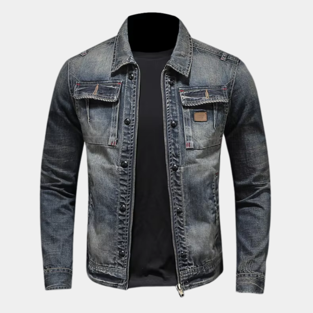 Nathan - trendige jeansjacke für herren