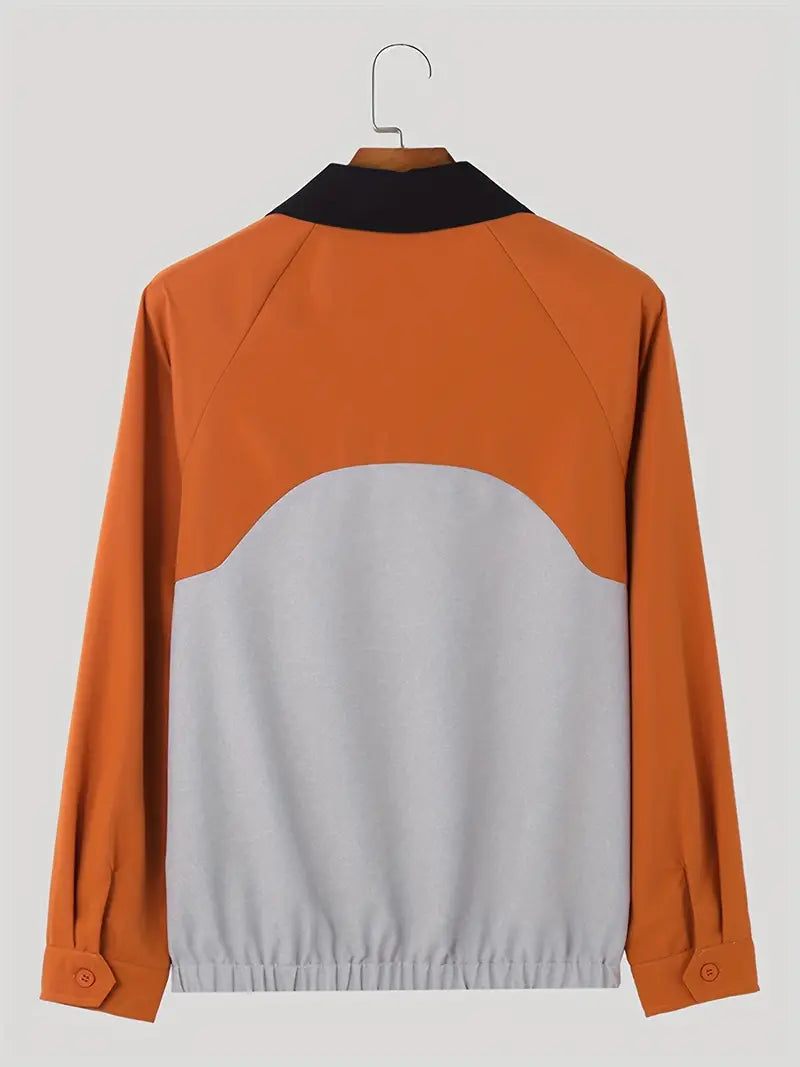 Jason – lässige colorblock-jacke für herren