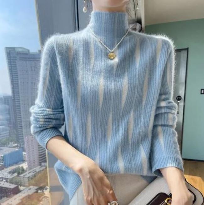 Zaria - Schicker Rollkragenpullover für Damen