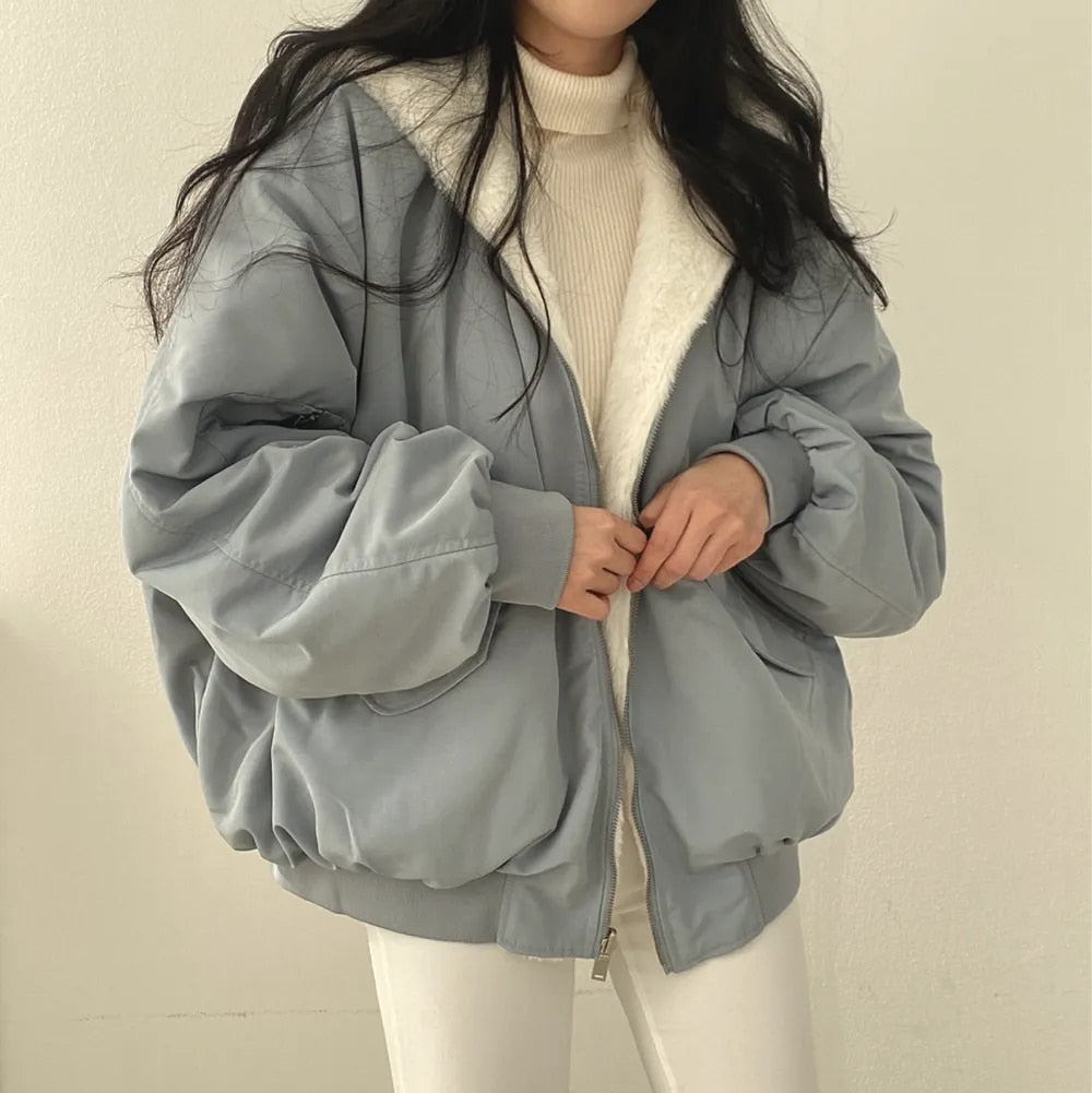 Wendbare Jacke für Frauen - Berry