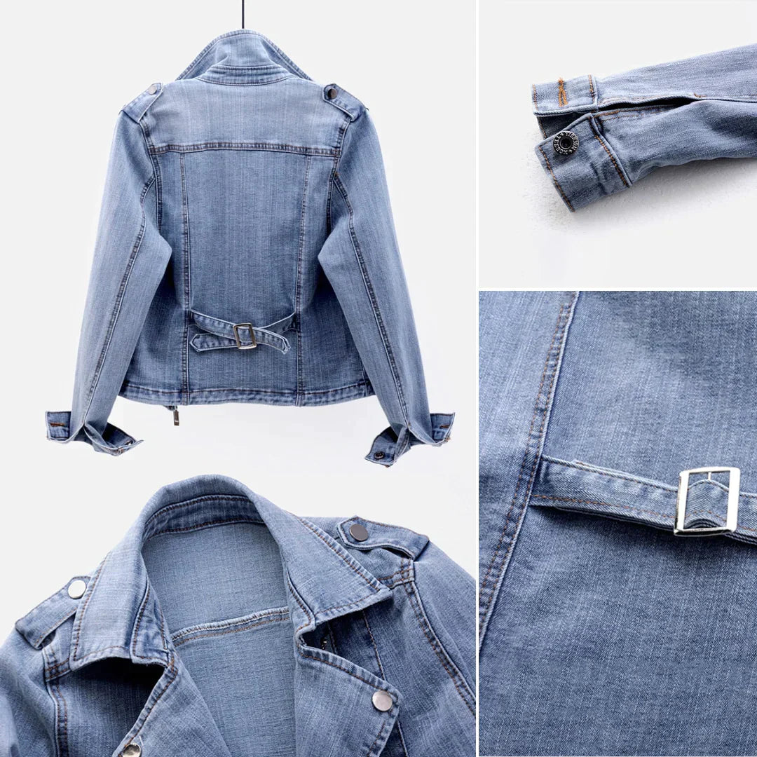 Adalynn - Klassische Herbst Jeansjacke für Damen