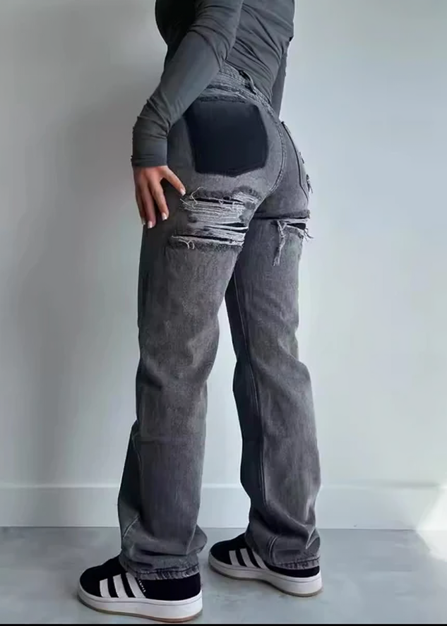 Abigail | Vintage zerrissene Jeans