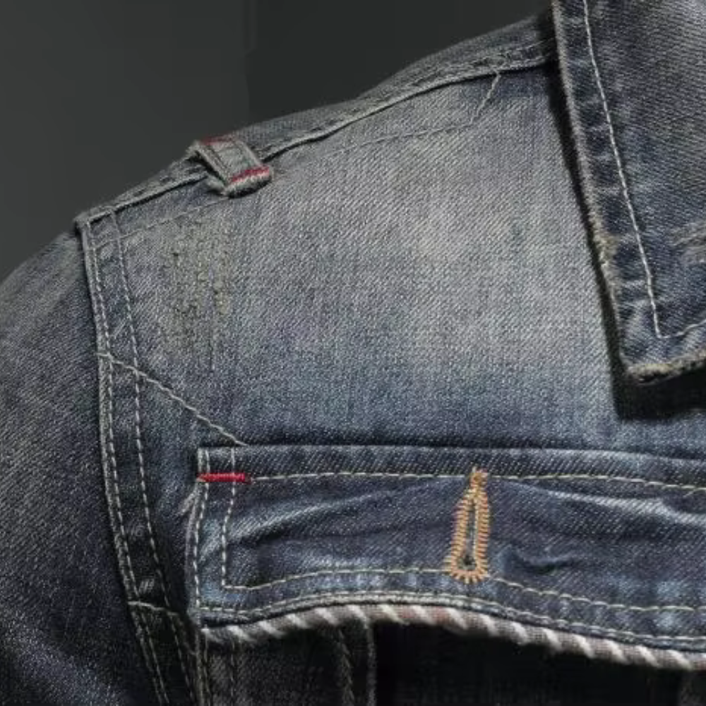 Nathan - trendige jeansjacke für herren