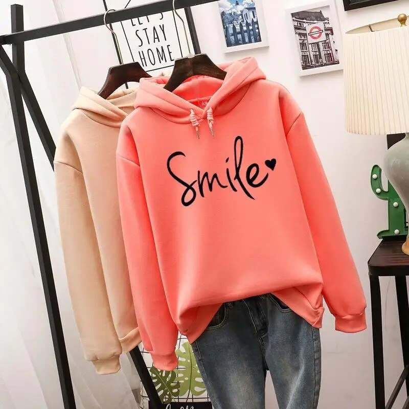 Karin - Fröhliches Lächeln Hoodie für Frauen