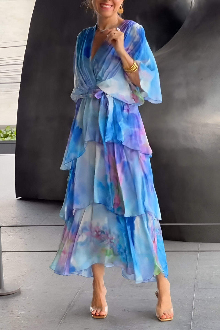 Bonafita - Eliza | Elegante Chiffonkleid für Jeden Anlass