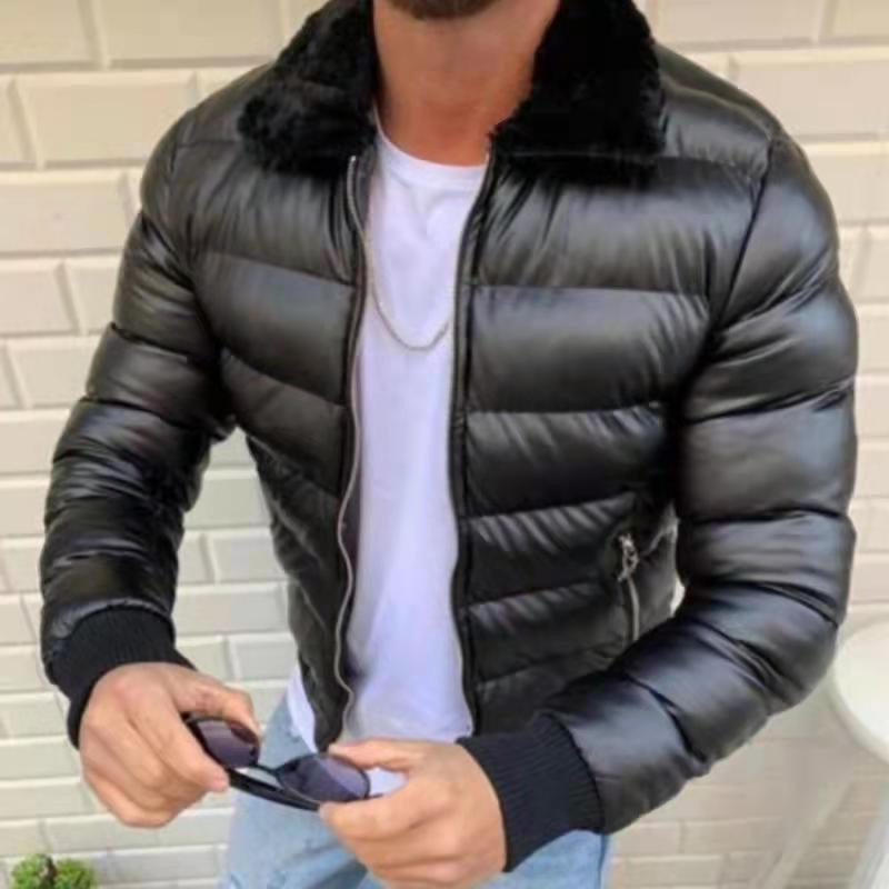 Wattierte Jacke mit Reißverschluss für Herren