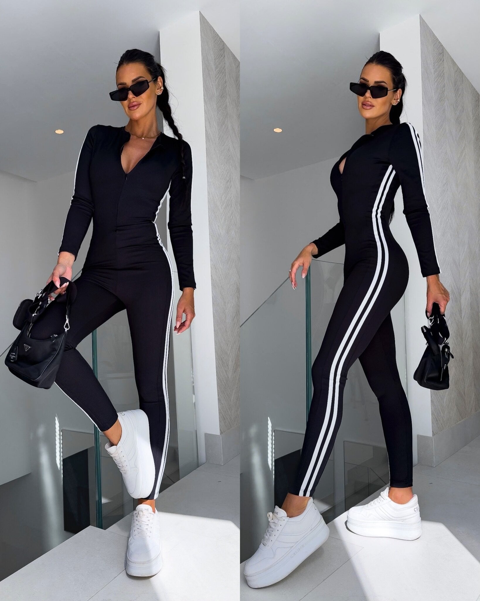 Henna™ - Jumpsuit mit V-Ausschnitt
