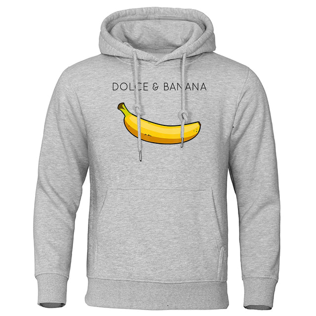 Dan - Stilvoller Dolce Banana Streetwear Herbst-Hoodie für Herren