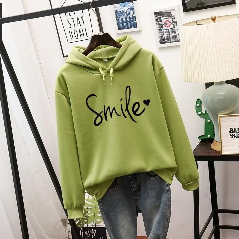Karin - Fröhliches Lächeln Hoodie für Frauen