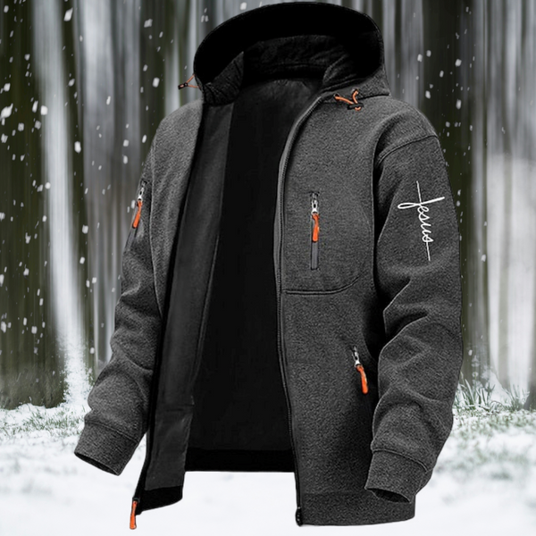 Simon - herrenjacke mit kapuze