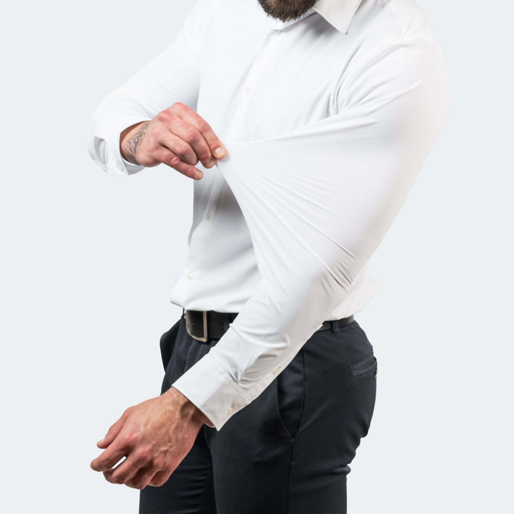 Jeremie Herren-Stretchhemd – Knitterfreies Business-Hemd für perfekten Komfort