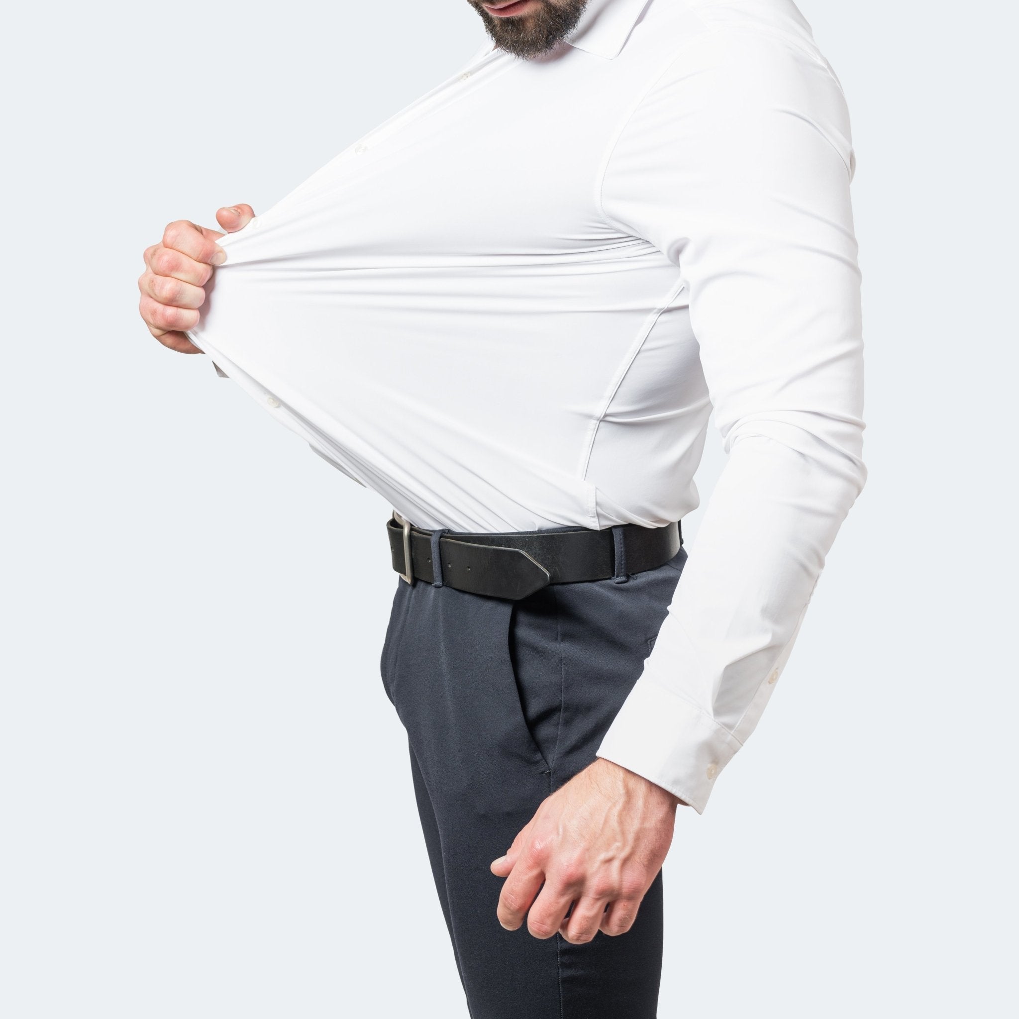 Jeremie Herren-Stretchhemd – Knitterfreies Business-Hemd für perfekten Komfort