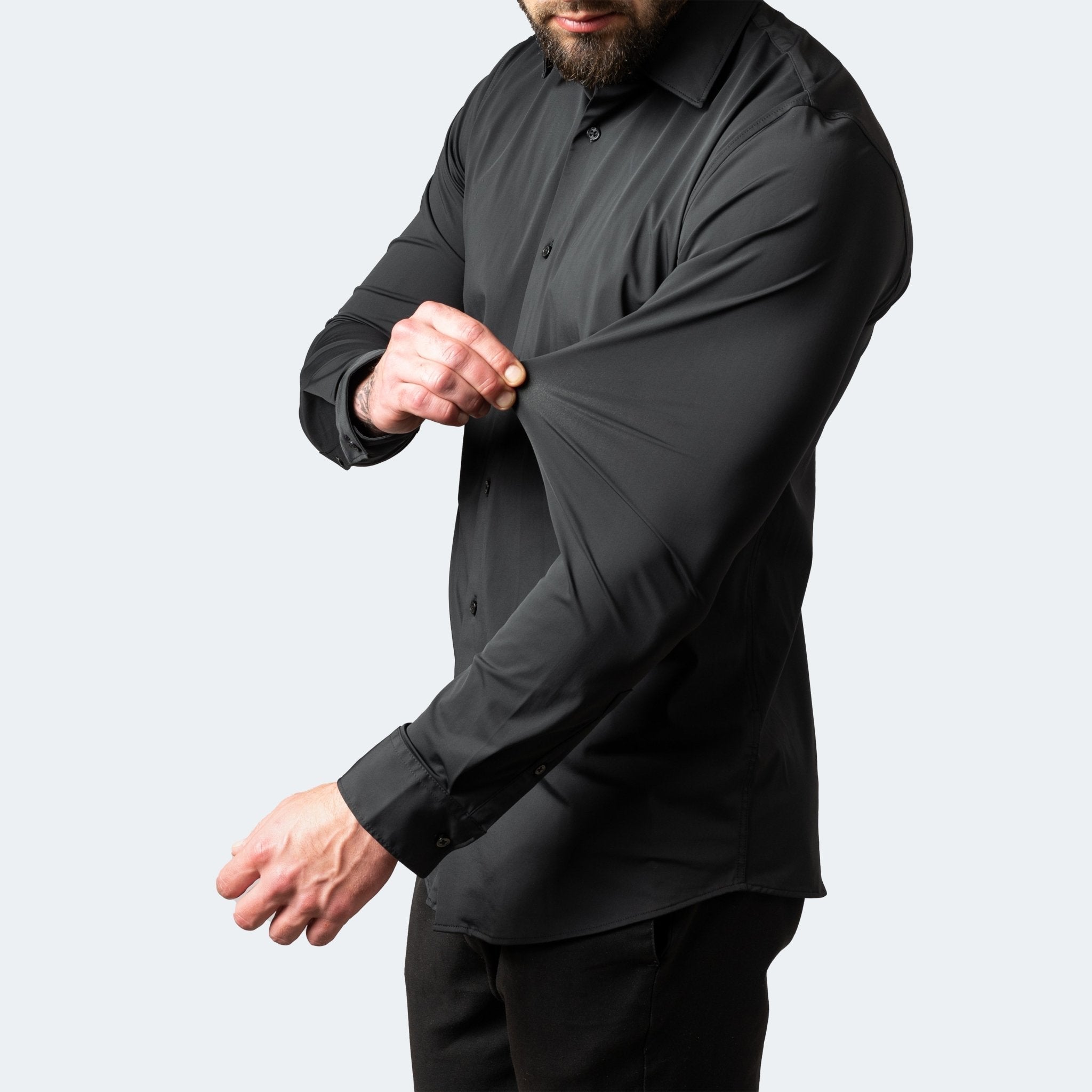 Jeremie Herren-Stretchhemd – Knitterfreies Business-Hemd für perfekten Komfort