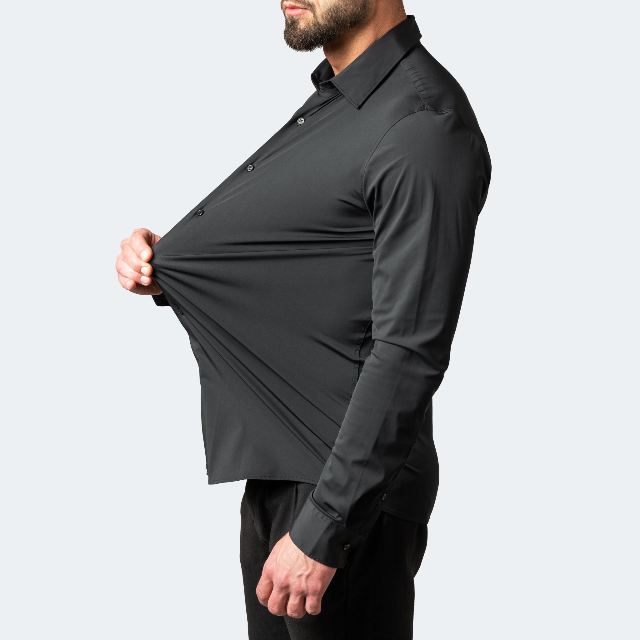 Jeremie Herren-Stretchhemd – Knitterfreies Business-Hemd für perfekten Komfort
