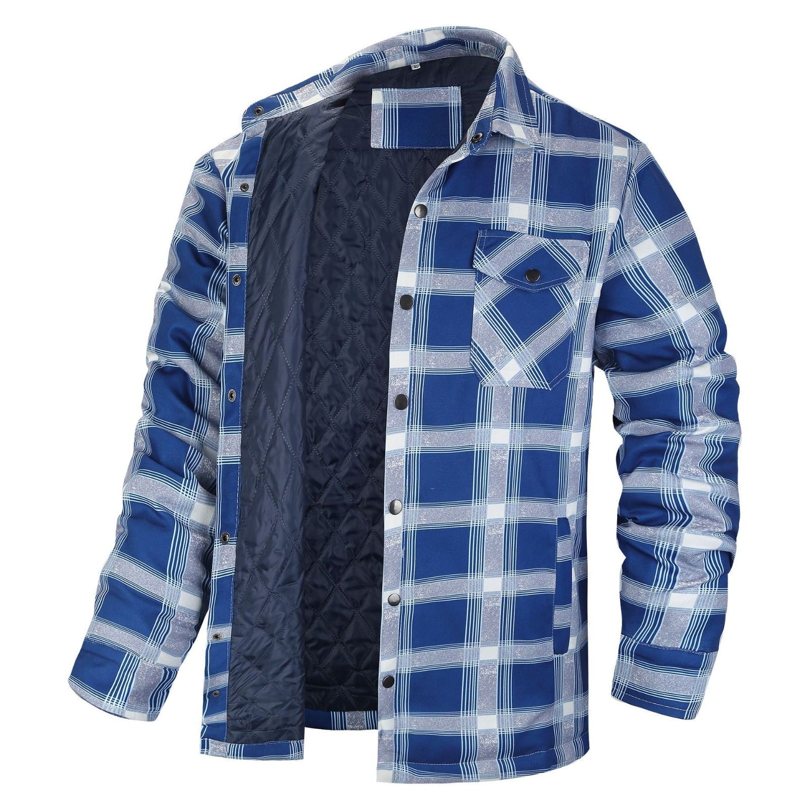 Henks Karierte Holzfällerjacke – Gefütterte Herrenjacke für Outdoor und Alltag