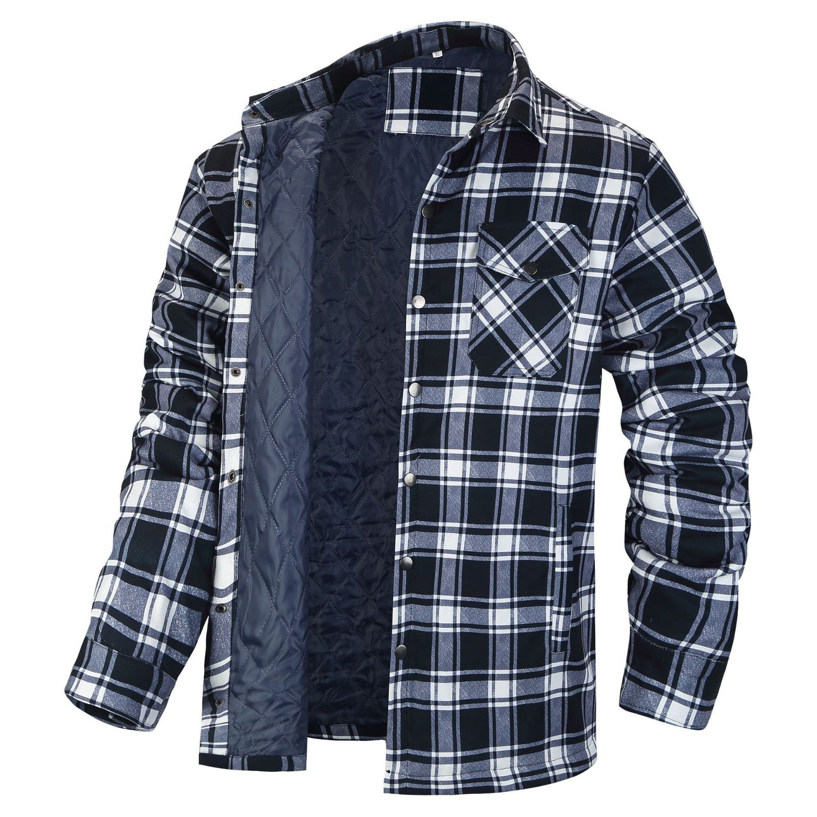 Henks Karierte Holzfällerjacke – Gefütterte Herrenjacke für Outdoor und Alltag