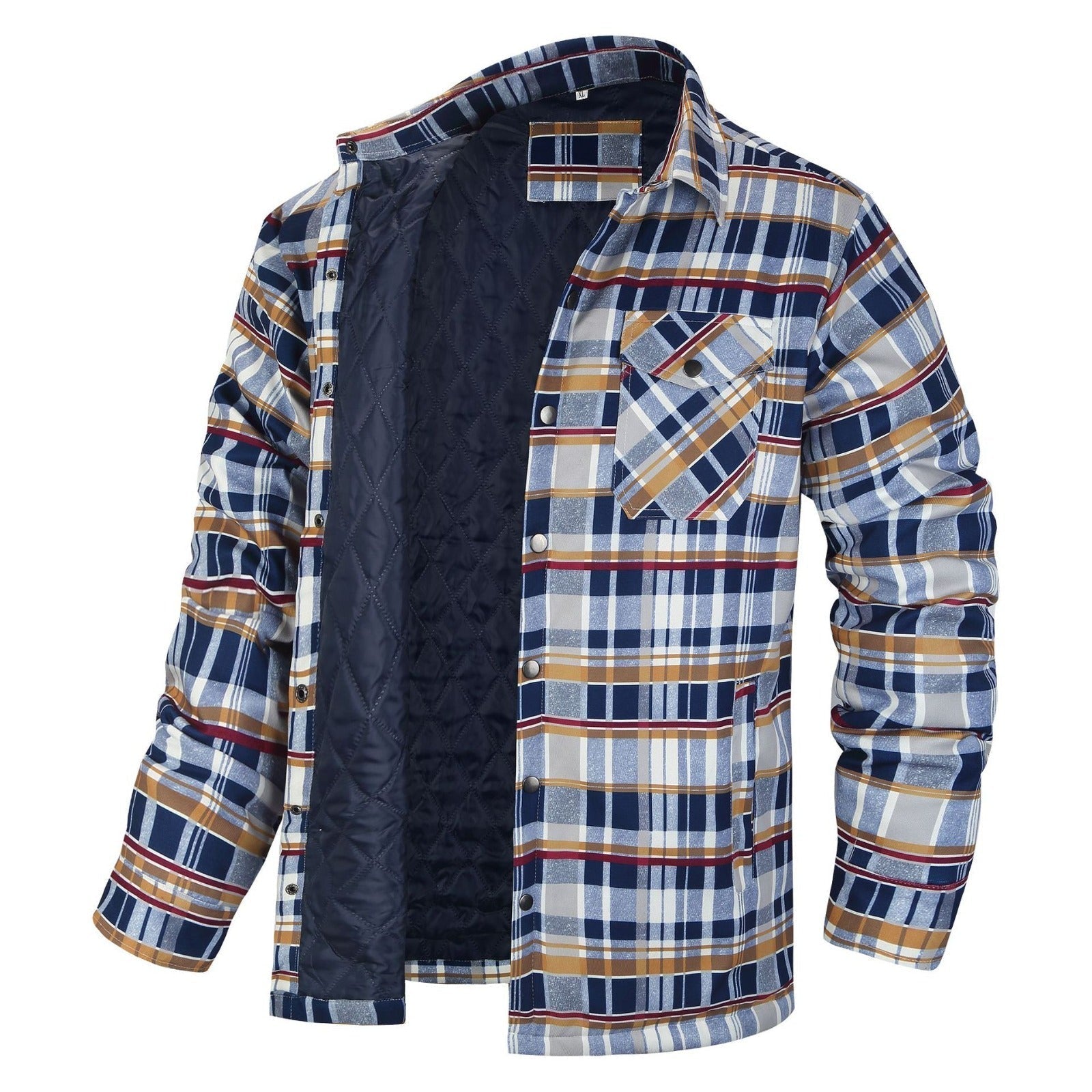 Henks Karierte Holzfällerjacke – Gefütterte Herrenjacke für Outdoor und Alltag