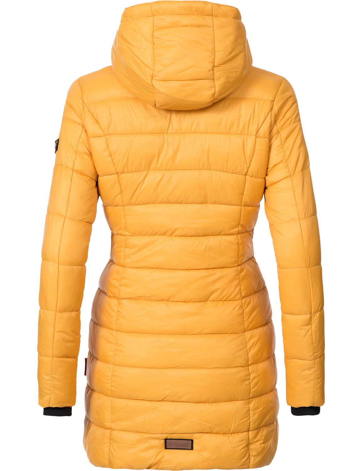 Wattierter Mantel mit Kapuze für Damen