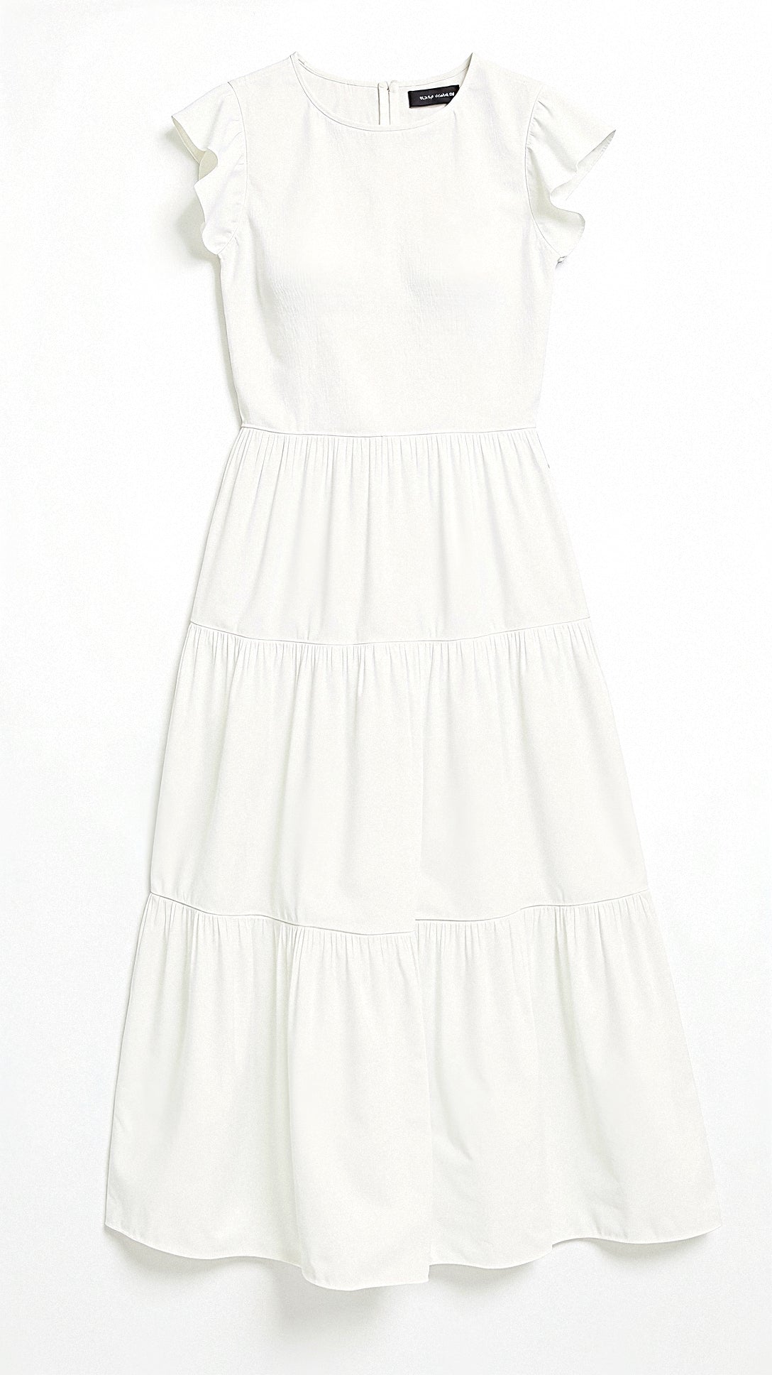 Midikleid mit Gesmoktem Design von Leni