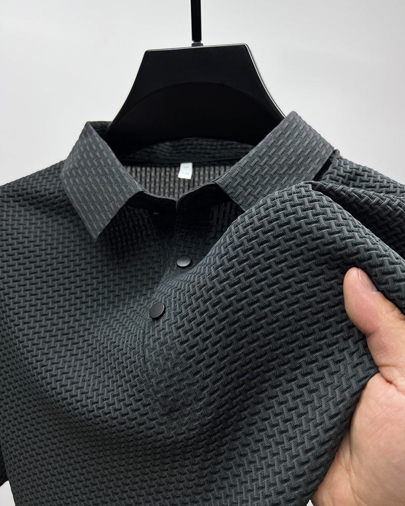 Elegantes Herren Mesh Polo Shirt – Atmungsaktives Poloshirt für Freizeit und Business