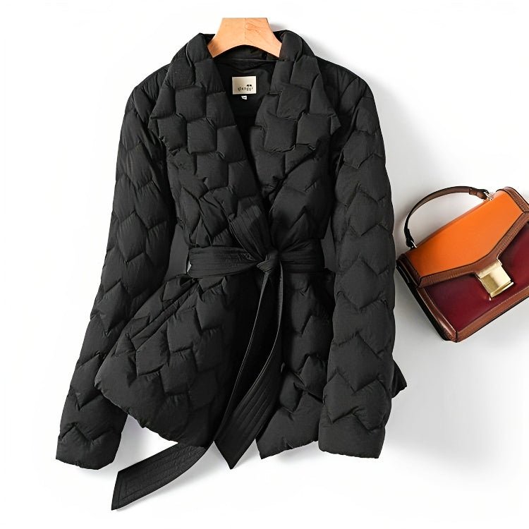 Sanna Krawattengürtel Pufferjacke