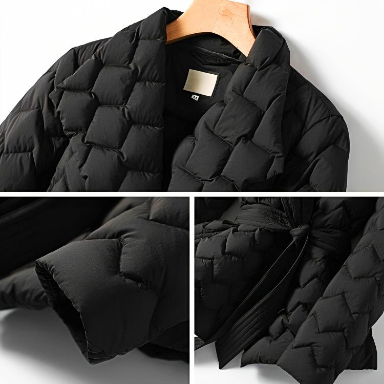 Sanna Krawattengürtel Pufferjacke