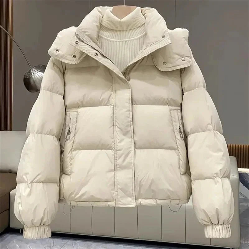 Simonne Kapuzen Pufferjacke für Damen