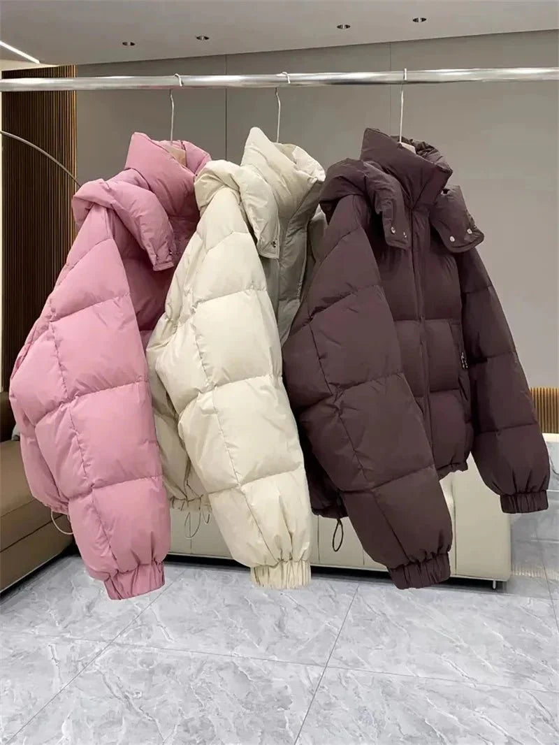 Simonne Kapuzen Pufferjacke für Damen