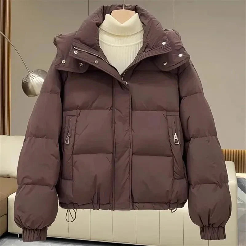 Simonne Kapuzen Pufferjacke für Damen