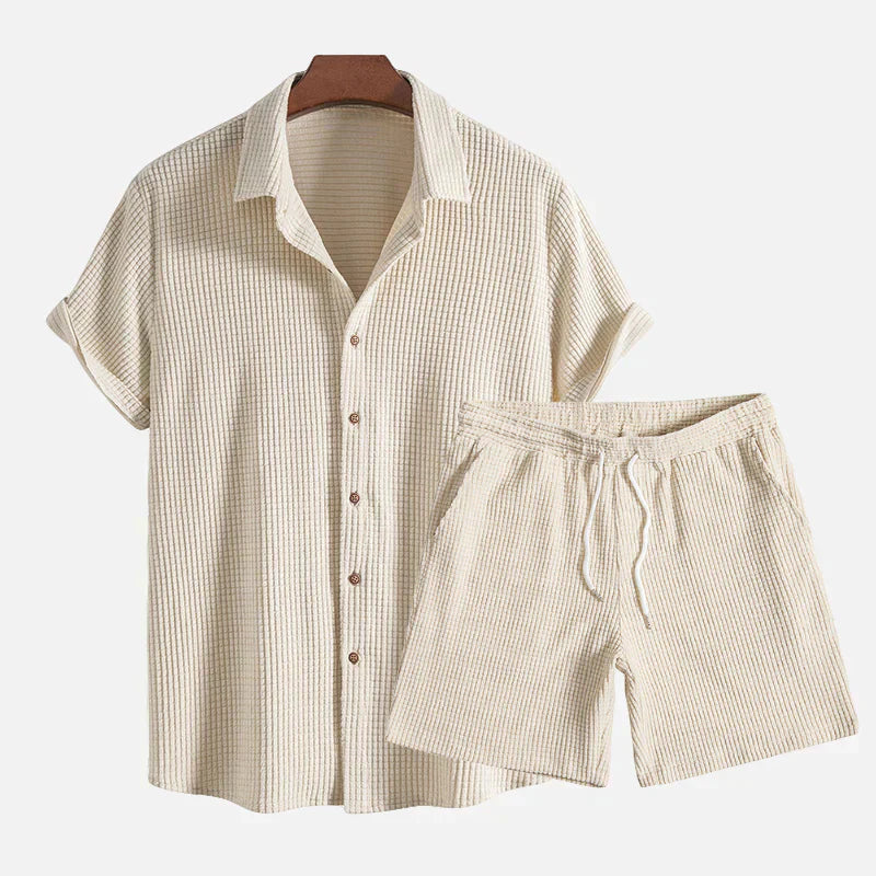 Sawyer - Eleganz Set aus Hemd und Shorts für Herren