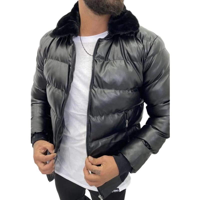Wattierte Jacke mit Reißverschluss für Herren